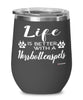 Funny Norrbottenspets Dog Wine Glass Life Is Better With A Norrbottenspets 12oz Stainless Steel