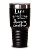 Funny Norwegian Lundehund Dog Tumbler Life Is Better With A Norwegian Lundehund 30oz Stainless Steel Black