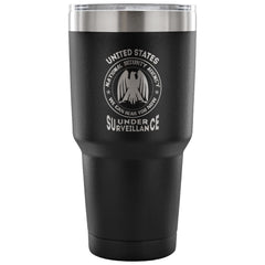 Funny NSA Conspiracy Insulated Coffee Travel Mug 30 oz Stainless Steel Tumbler