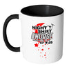Funny Nursing Mug Night Shift Nurse White 11oz Accent Coffee Mugs