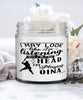 Funny Oina Candle I May Look Like I'm Listening But In My Head I'm Playing Oina 9oz Vanilla Scented Candles Soy Wax