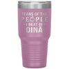 Funny Oină Tumbler Tears Of The People I Beat In Oină Laser Etched 30oz Stainless Steel Tumbler