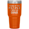 Funny Oină Tumbler Tears Of The People I Beat In Oină Laser Etched 30oz Stainless Steel Tumbler