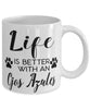 Funny Ojos Azules Cat Mug Life Is Better With A Ojos Azules Coffee Cup 11oz 15oz White