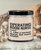 Funny Operating Room OR Nurse Candle Like A Normal Nurse But Much Cooler 9oz Vanilla Scented Candles Soy Wax