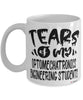 Funny Optomechatronics Engineering Professor Teacher Mug Tears Of My Optomechatronics Engineering Students Coffee Cup White