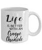 Funny Orange Chromide Fish Mug Life Is Better With An Orange Chromide Coffee Cup 11oz 15oz White