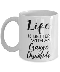 Funny Orange Chromide Fish Mug Life Is Better With An Orange Chromide Coffee Cup 11oz 15oz White