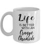 Funny Orange Chromide Fish Mug Life Is Better With An Orange Chromide Coffee Cup 11oz 15oz White