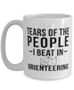 Funny Orienteer Mug Tears Of The People I Beat In Orienteering Coffee Mug 15oz White