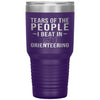 Funny Orienteer Tumbler Tears Of The People I Beat In Orienteering Laser Etched 30oz Stainless Steel