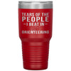 Funny Orienteer Tumbler Tears Of The People I Beat In Orienteering Laser Etched 30oz Stainless Steel