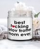 Funny Orlov Trotter Horse Candle B3st F-cking Orlov Trotter Mom Ever 9oz Vanilla Scented Candles Soy Wax