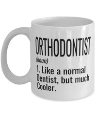 Funny Orthodontist Mug Like A Normal Dentist But Much Cooler Coffee Cup 11oz 15oz White