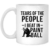 Funny Paintball Mug Tears Of The People I Beat In Paintball Coffee Cup 11oz White XP8434