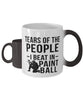 Funny Paintballer Mug Tears Of The People I Beat In Paintball Coffee Mug Color Changing 11oz