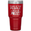 Funny Paintballer Tumbler Tears Of The People I Beat In Paintball Laser Etched 30oz Stainless Steel