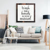 Funny Pandemic Awareness Canvas Print Wash Your Hands Ya Filthy Animal Ready To Hang