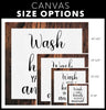 Funny Pandemic Awareness Canvas Print Wash Your Hands Ya Filthy Animal Ready To Hang