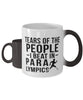 Funny Paralympian Mug Tears Of The People I Beat In Paralympics Coffee Mug Color Changing 11oz