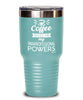 Funny Paraprofessional Tumbler Coffee Gives Me My Paraprofessional Powers 20oz 30oz Stainless Steel