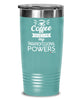 Funny Paraprofessional Tumbler Coffee Gives Me My Paraprofessional Powers 20oz 30oz Stainless Steel