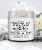 Funny Parking Lot Attendant Candle Being A Parking Lot Attendant Is Easy It's Like Riding A Bike Except 9oz Vanilla Scented Candles Soy Wax