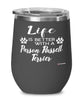 Funny Parson Russell Terrier Dog Wine Glass Life Is Better With A Parson Russell Terrier 12oz Stainless Steel