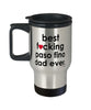 Funny Paso Fino Horse Travel Mug B3st F-cking Paso Fino Dad Ever 14oz Stainless Steel