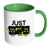 Funny PC Tech Mug Just Ctrl Alt Del White 11oz Accent Coffee Mugs