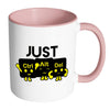 Funny PC Tech Mug Just Ctrl Alt Del White 11oz Accent Coffee Mugs