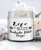 Funny Pembroke Welsh Corgi Dog Candle Life Is Better With A Pembroke Welsh Corgi 9oz Vanilla Scented Candles Soy Wax