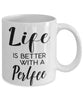 Funny Perlfee Rabbit Mug Life Is Better With A Perlfee Coffee Cup 11oz 15oz White