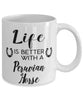 Funny Peruvian Horse Mug Life Is Better With A Peruvian Horse Coffee Cup 11oz 15oz White