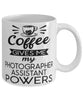Funny Photographer Assistant Mug Coffee Gives Me My Photographer Assistant Powers Coffee Cup 11oz 15oz White