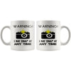 Funny Photographer Mug Warning I May Snap At Any Time 11oz White Coffee Mugs