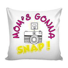 Funny Photography Camera Graphic Pillow Cover Moms Ginna Snap