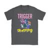 Funny Photography Camera Shirt Trigger Happy Gildan Womens T-Shirt