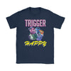 Funny Photography Camera Shirt Trigger Happy Gildan Womens T-Shirt