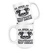 Funny Photography Mug Being A Dad Is Way Cooler 15oz White Coffee Mugs