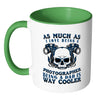 Funny Photography Mug Being A Dad Is Way Cooler White 11oz Accent Coffee Mugs