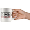 Funny Photography Mug Eat Sleep Shoot 11oz White Coffee Mugs