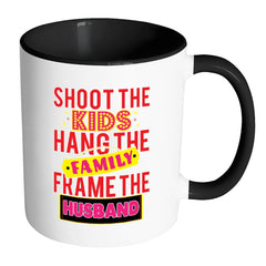 Funny Photography Mug Frame The Husband White 11oz Accent Coffee Mugs