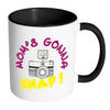 Funny Photography Mug Moms Gonna Snap White 11oz Accent Coffee Mugs