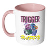 Funny Photography Mug Trigger Happy White 11oz Accent Coffee Mugs