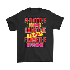 Funny Photography Shirt Shoot The Kids Gildan Mens T-Shirt