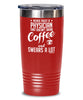 Funny Physician Tumbler Never Trust A Physician That Doesn't Drink Coffee and Swears A Lot 20oz 30oz Stainless Steel