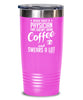 Funny Physician Tumbler Never Trust A Physician That Doesn't Drink Coffee and Swears A Lot 20oz 30oz Stainless Steel