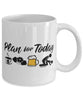 Funny Pickleball Mug Adult Humor Plan For Today Pickleball Coffee Mug 11oz 15oz White