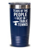 Funny Ping Pong Tumbler Gift Tears Of The People I Beat In Table Tennis Tumbler 20oz 30oz Stainless Steel